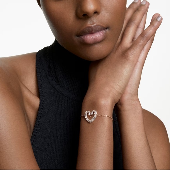 Swarovski Swan Rose gold bracelet - Picture 2 of 2